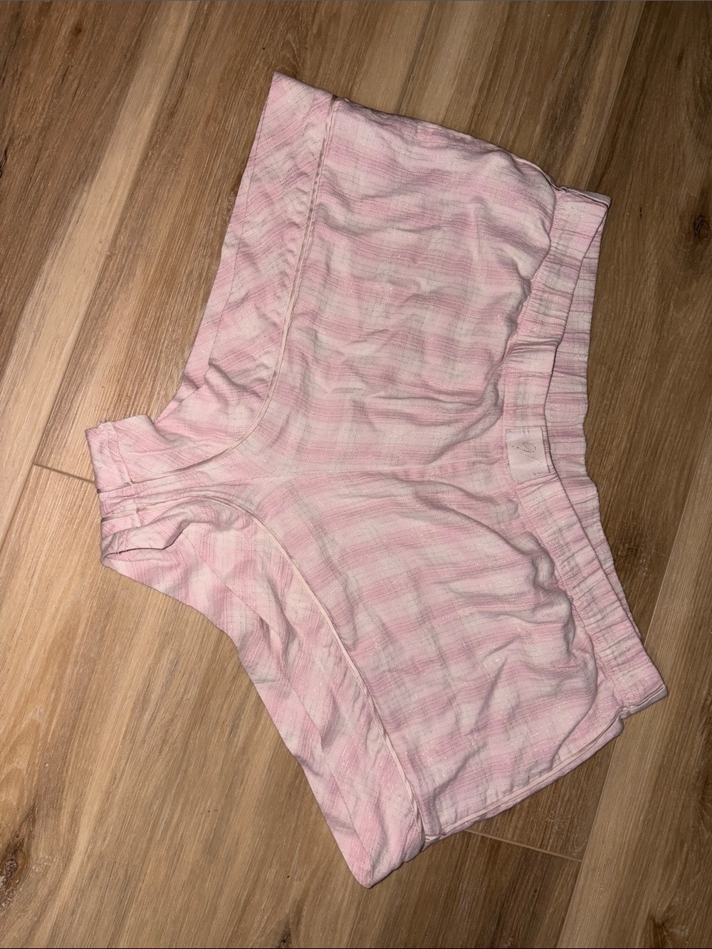 Victoria Secret Pink Plaid Women’s Lounge PJ Sleep Shorts Vintage Y2K
